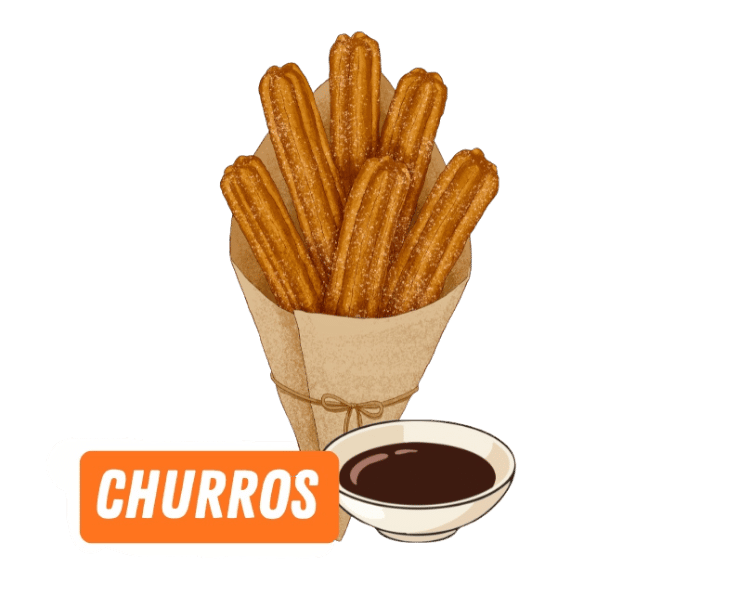 6 Churros